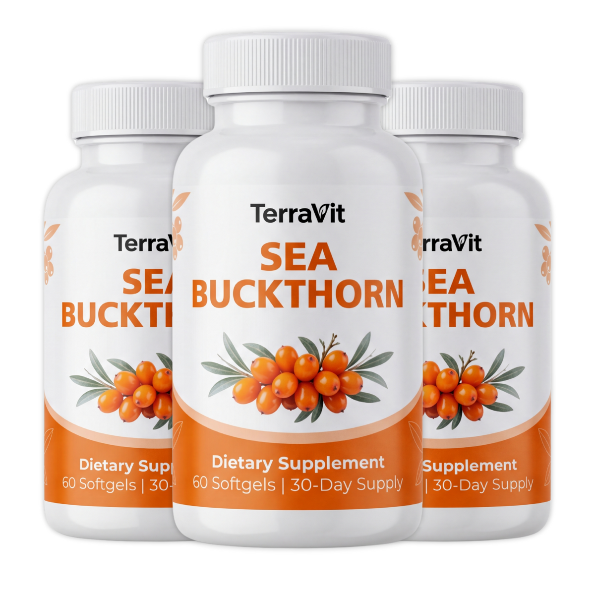 TerraVit Sea Buckthorn Oil Softgels