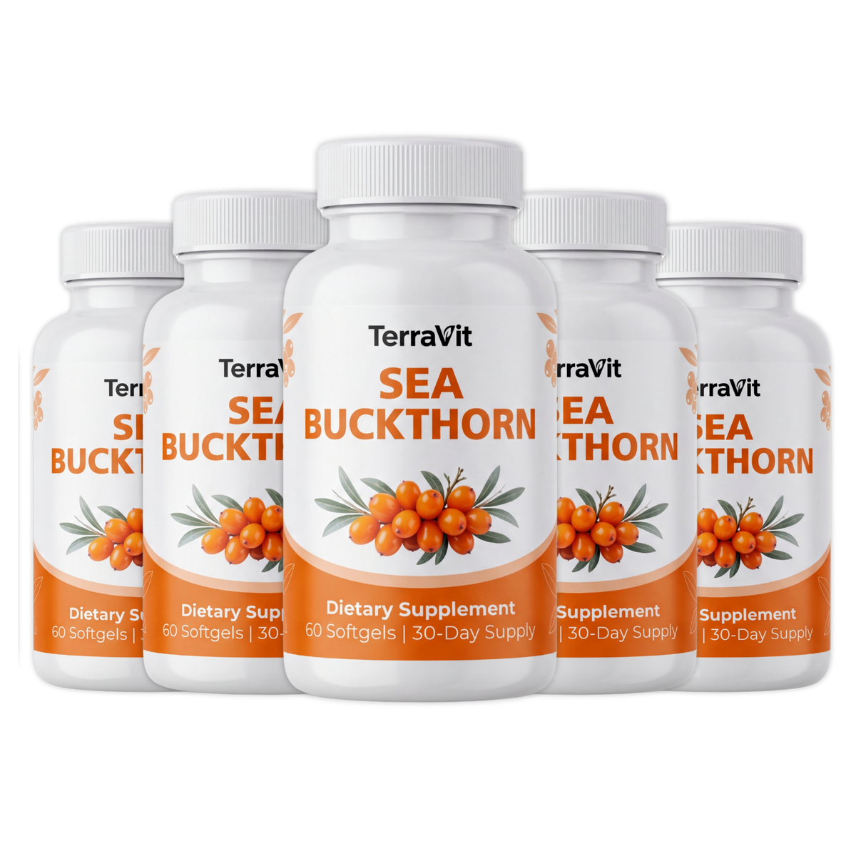 TerraVit Sea Buckthorn Oil Softgels