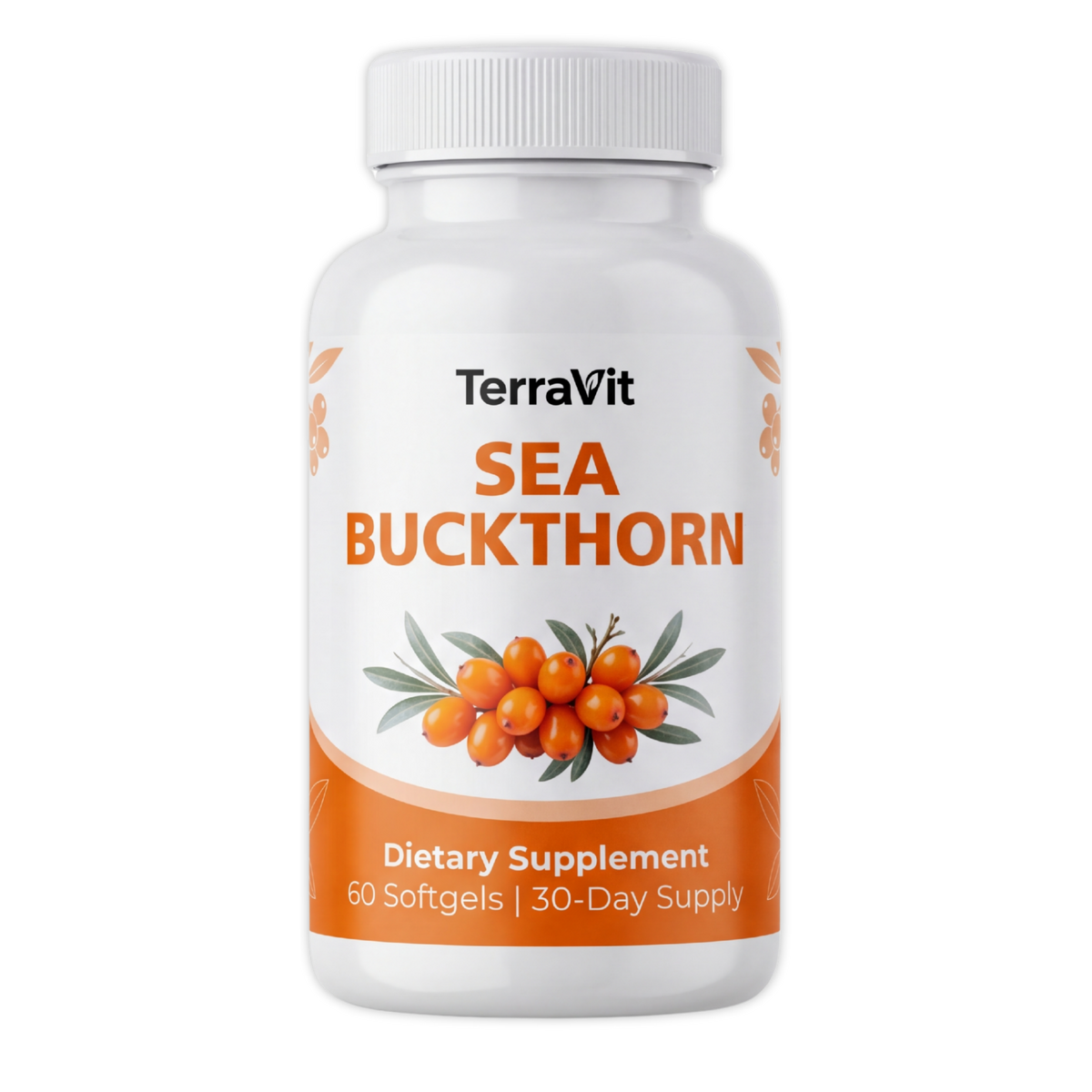 TerraVit Sea Buckthorn Oil Softgels
